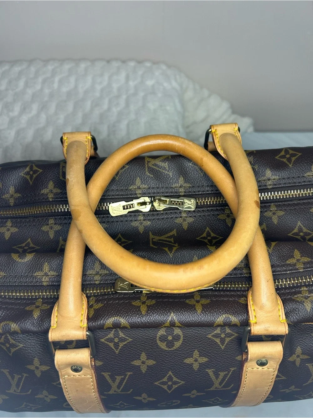 Louis Vuitton Sirius 55 Brown Monogram Canvas Travel Bag